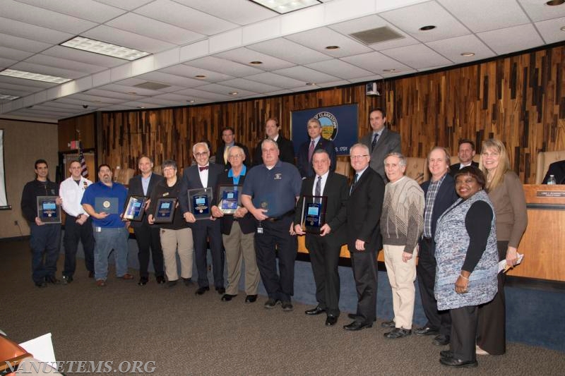 Pride of Clarkstown awards ceremony recognizing Marc Habif's efforts in the landscaping of our property.
Photo: Town of Clarkstown